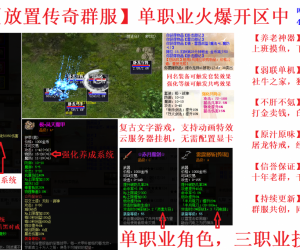 单职业挂机  挂机收菜